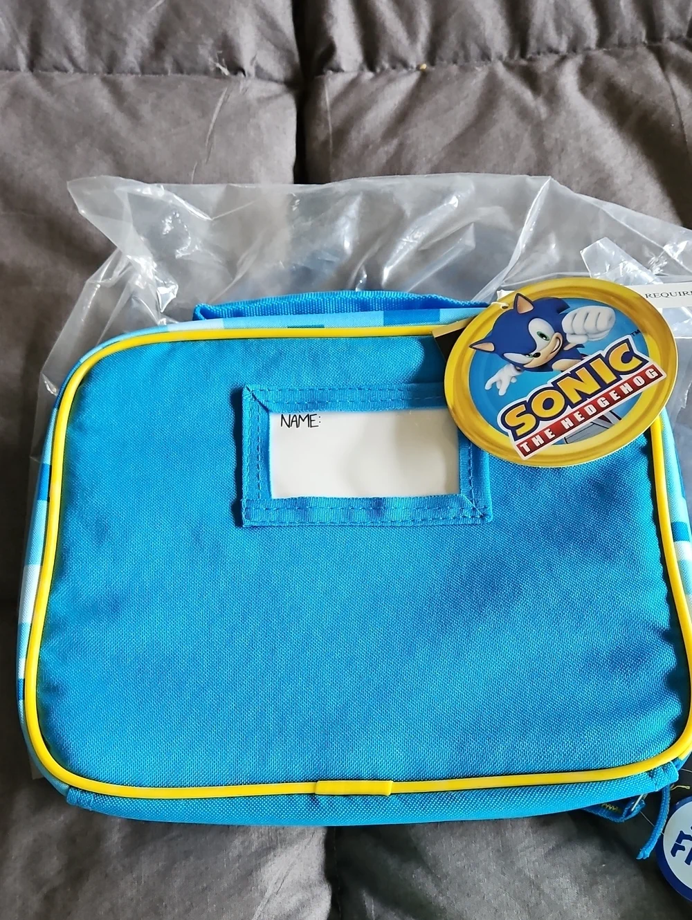 Sonic the Hedgehog Lunch Bag Brand New, Never Used